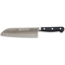Senka 61950 - Sıcak Dövme Oluklu Santoku Şef Bıçağı 18 cm