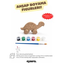 Eysera Ahşap Boyama Seti, Kaplumbağa – Çocuk Aktivite & Hobi Oyuncak, Montessori Eğitici Set