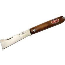 Senka Fidan As 20 Kahverengi Bahçe Aşı Çakısı 18,5cm - Manuel, Ahşap Sap