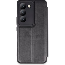 Twin Store V30 Lite 4g Kılıf Flip Cover - Siyah