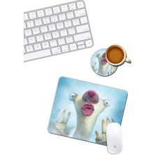Savlar Store Ice Age Sid Mouse Pad ve Bardak Altlığı Set