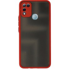 Twin Store Infinix 10 Play Kılıf Montreal Silikon Kapak - Kırmızı