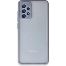 Twin Store Galaxy A72 Kılıf Montreal Silikon Kapak - Gri