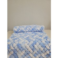 Gift And Flowers Puffy El Örgüsü Bebek Battaniyesi El Örgüsü El Emeği