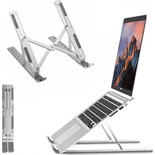 Savlar Store Taşınabilir Laptop Stant Bilgisayar Stant Notebook Stant Tüm Laptoplarla Uyumlu Bilgisayar Standı Taşınabilir Metal Kaymaz Stant Dizüstü Bilgisayar Stantları Stantı