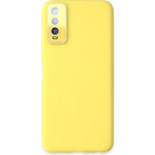 Twin Store Y11S Kılıf Lansman Glass Kapak - Sarı