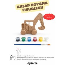 Eysera Ahşap Boyama Seti, Kepce – Çocuk Aktivite & Hobi Oyuncak, Montessori Eğitici Set