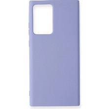 Twin Store Galaxy Note 20 Kılıf Nano Içi Kadife Silikon - Lila