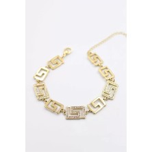 Herşey Trend Herşeytrend Zincir Bileklik - Altın