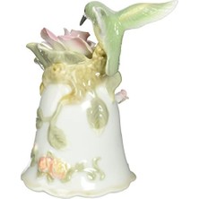 Savlar Store Cosmos 96149 Ince Porselen Sinek Kuşu Gül Figürlü Çan, 4 – 1/2