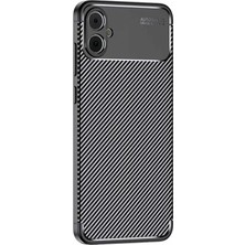 Twin Store Galaxy A05 Kılıf Auto Focus Karbon Kapak - Siyah