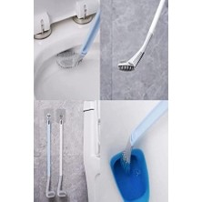 Savlar Store Sna Klozet Fırçası Tuvalet Fırçası Silikon Wc Klozet Mutfak Temizlik Fırçası Kanca