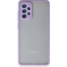 Twin Store Galaxy A72 Kılıf Montreal Silikon Kapak - Mor