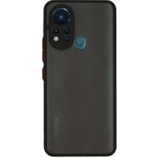 Twin Store Infinix 11S Kılıf Montreal Silikon Kapak - Siyah