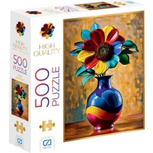 Savlar Store Vazo 500 Parça 2,2mm Kalınlık 48X33CM Profesyonel Hobi Puzzle Yapboz Serisi