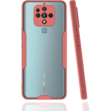 Twin Store Tecno Camon 16 Kılıf Platin Silikon - Pembe