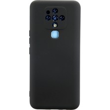 Twin Store Tecno Camon 16 Kılıf Nano Içi Kadife Silikon - Siyah