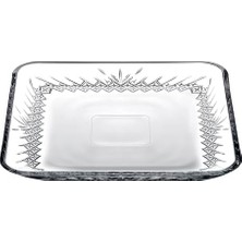 Savlar Store Tatlı Tabağı 150X150 mm Damla Logo 2 Ofset Hediyelik Kutu 12 Paşabahce