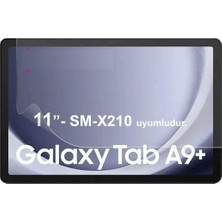 Savlar Store Galaxy Tab A9 Plus SM-X210 Dönebilen Standlı Renkli Kılıf + A9 Plus Ekran Koruyucu + Tablet Kalemi Üçlü Set