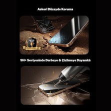 Savlar Store Safeus Tam Kaplayan Parmak Izi Bırakmayan Safir Ekran Koruyucu Cam, 15 Pro Max Ile Uyumlu