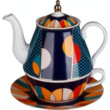 Savlar Store Art Leslie Tek Kişilik Demlik & Fincan Seti