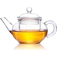 Savlar Store Cam Bitki Çayı Demliği 250 ml - Cam Süzgeçli Demlik