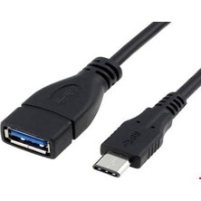 Savlar Store Uzun Type-C Otg 1 Metre Typec Otg 1 Metre Type C Erkek USB Dişi Kablo