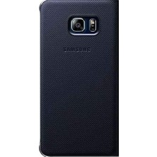 Savlar Store Galaxy S6 Edge+ G928 S View Kılıf, Lacivert