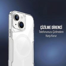 Savlar Store ile Uyumlu Şeffaf Sert Mika Sararmaz Renkli Kılıf (Beyaz, 15)