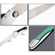 Savlar Store Katlanır Kilitli Lazer Bahçe Alet Bağ Budama Makası Testere Ağaç Dal Kesme Meyva Kesme Kesim