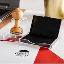 Savlar Store Özlü Sözler Ahşap Mühür Seti - Ahşap Kitap Mühür - Defter Kaşe