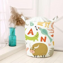 Savlar Store Katlanabilir Keçe Çok Amaçlı Oyuncak Saklama Kutusu Kirli Çamaşır Piknik Sepeti Model 01489