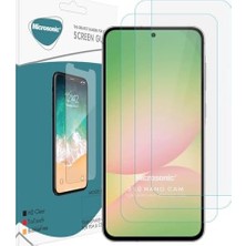 Savlar Store Galaxy A36 Screen Protector Glass Cam Ekran Koruyucu (3`lü Paket) [galaxy A36 ile Uyumlu Ekran Koruyucu - Şeffaf]