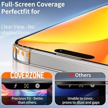 Savlar Store Iphone 17 Ile Uyumlu Flexible Cam Ekran Koruyucu 3D Tam Kapsama Kolay Kurulum Aparatlı Easy Install 9h Sertlik Çizilmeye Dayanıklı Pürüzsüz Dokunuş