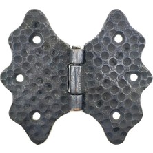 Rivera Tech Rvrthc Antika Tarz Dekoratif Pirinç Kelebek Menteşe - 92 Mm, Oksit