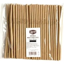 Savlar Store Körüklü Kağıt Pipet 200 Adet