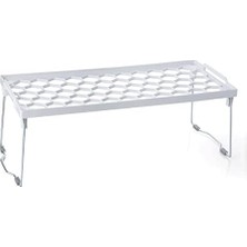 Savlar Store Plastik Metal Ayaklı Dikdörtgen Mini Raf Düzenleyici Organizer