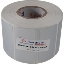 Savlar Store Demirbaş Etiketi 60MM x 30MM Ruloda 1200 Adet