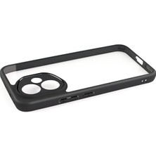 Savlar Store Honor 400 ile Uyumlu Kamera Korumalı Şeffaf Pürüzsüz Arka Yüzey Z-New Roll Kapak Parmak Izi Yapmayan Honor 400 Için Kılıf Siyah