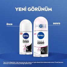 Savlar Store Kadın  Deodorant Black & White Invisible Clear 72 Saat Anti-Perspirant Koruma (50 Ml)