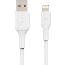 Savlar Store Örgülü Lightning Kablosu (, Ipad, 'lar Için Boost Charge Lightning - USB Kablosu) Mfi Sertifikalı Şarj Kablosu, Örgülü Lightning Kablosu (2 M, Beyaz)
