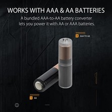 Savlar Store Tuf M4 Kablosuz Oyun Faresi | Çift Kablosuz Mod - Bluetooth/rf 2,4 Ghz, 12K Dpı Optik Sensör, 6 Programlanabilir Düğme