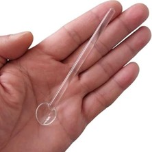 Savlar Store Ev Ofis Işyerinde Kullanımlık Kutulu 15 Adet Kahve,çay Kaşıkları, Cam Karıştırma Çubuk, Kahve Karıştırıcıları, Buzlu Çay Kaşığı, Çay, Baharat Şeker,hediyelik Için Cam Karıştırma Kaşığı 4,33INCH 11CM