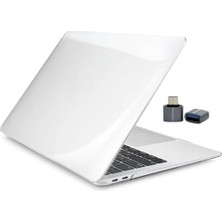 Savlar Store Air 13.6 Inç Kılıf M4-M3-M2 Uyumlu Kristal Parlak Tpu Sert Kapak Ince Hafif Darbe Çizik Koruma Pürüzsüz Şeffaf Tasarım Şeffaf