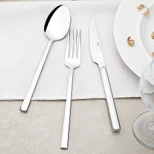 Savlar Store Nehir Dalyan Sade 12 Kişilik 84 Parça Kutulu Çatal Kaşık Bıçak Takımı