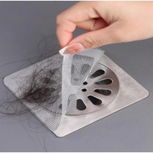 Savlar Store 10 Tane, Banyo Gider Süzgeci, Paslanmaz Lavobo Süzgeci, Gider Kapağı, Sinekli, Böcek Önleyici