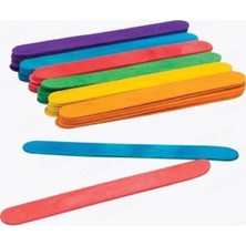 Savlar Store - Kalın Karışık Renkli Dil Çubuğu 50 Adet