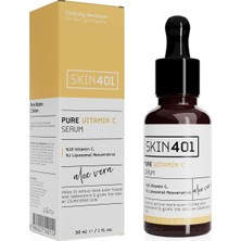Savlar Store SKIN401%10 Vitamin C Aydınlatıcı Renk Tonu Eşitleyici Serum 30ML