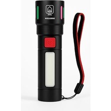 Savlar Store B15 Şarjlı Ledli Fosforlu El Feneri