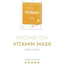 Savlar Store Mjcare On Vitamin Mask -Vitaminli Yüz Maskesi 10'lu
